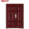 TPS-067sm European Security Door, Metal Double Doors Exterior with Metal Frames for Shop